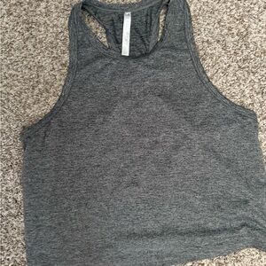 Fabletics Gray Crop Top